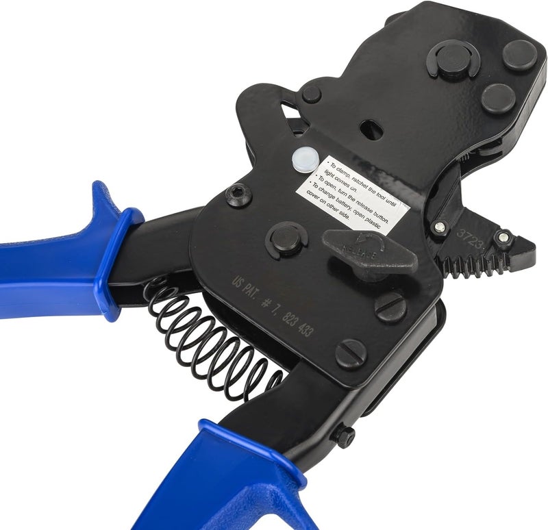 GUOFIS PEX Ratchet Cinch Clamp Tool for Stainless Steel Clamp Rings, One-Hand Ratchet Design Crimper Tool from 3/8", 1/2", 3/4", 5/8" and 1", ASTM2098 - Image 5